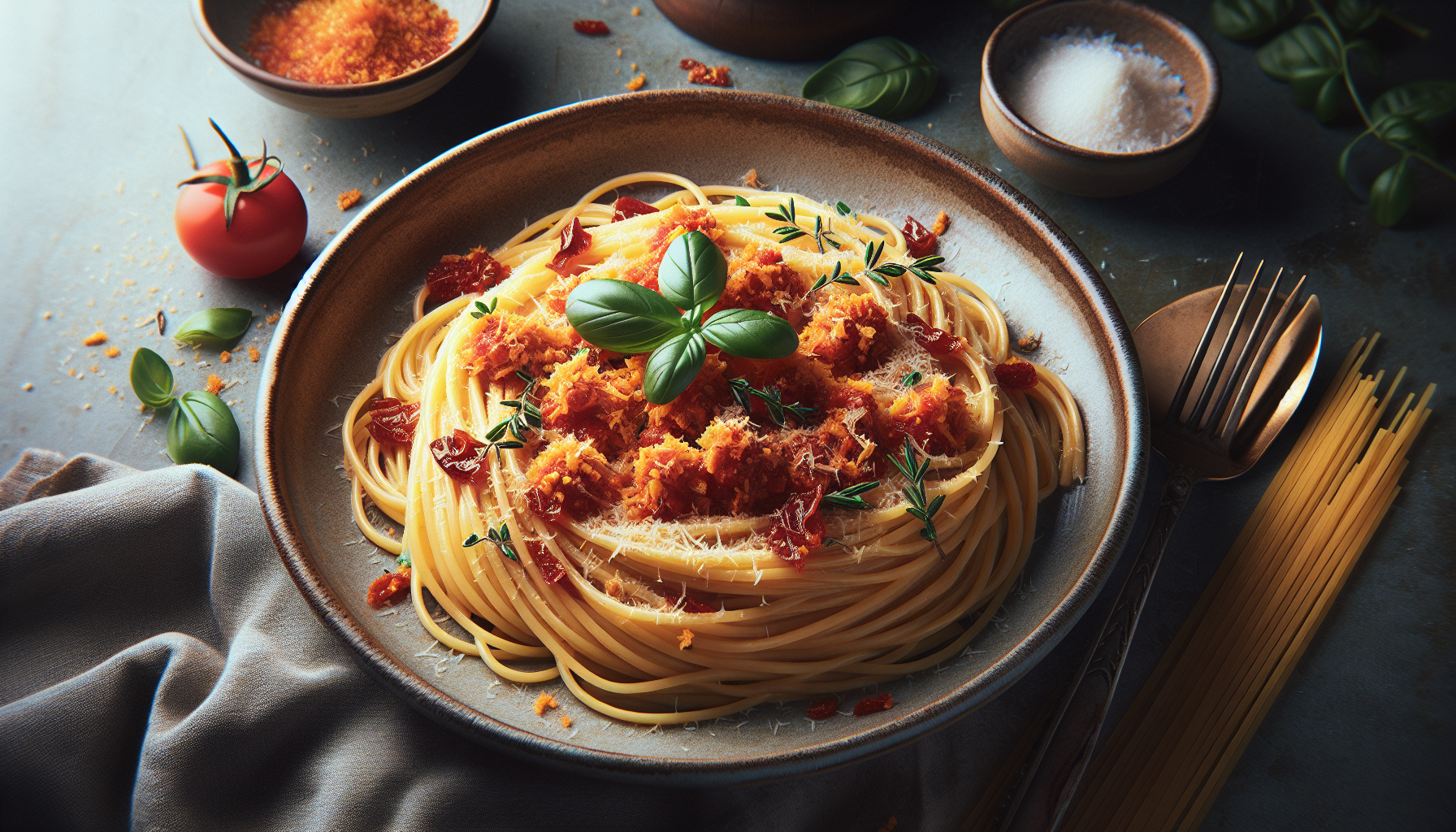 spaghetti bottarga